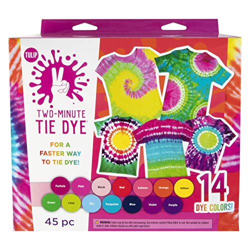 Tulip One-Step Tie-Dye Kit Tulip Two-Minute Kit, Fast & Easy Tie D...