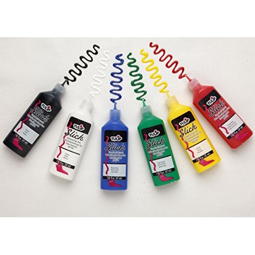 Tulip 10046125 Dimensional Fabric Paint Party Pack, Permanent 3D P...