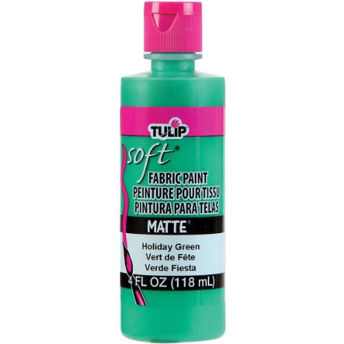 Tulip 20411 Soft Fabric Paint 4oz Matte Holiday Green
