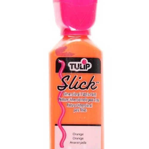 Tulip Dimensional Fabric Paint 1-1/4 Ounces-Slick-Orange