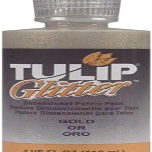 TULIP Dimensional Fabric Paint 4oz Glitter Gold