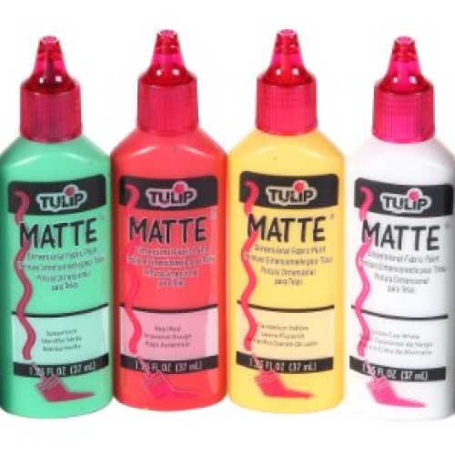 Tulip Dimensional Matte Fabric Paint, 6-Pack