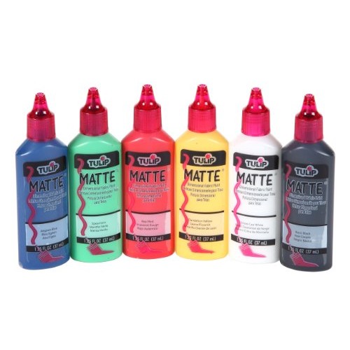 Tulip Dimensional Matte Fabric Paint, 6-Pack