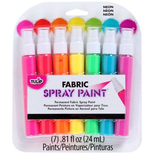 Tulip I Love to Create Fabric Mini Spray Paint Kit-Neon