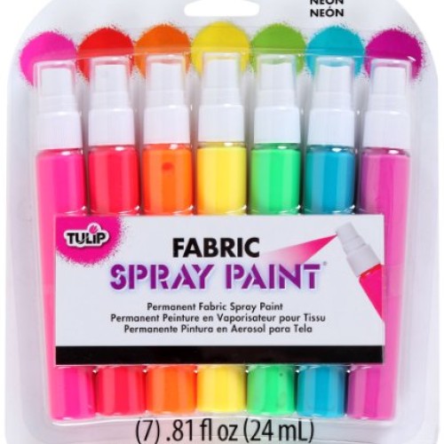 Tulip I Love to Create Fabric Mini Spray Paint Kit-Neon
