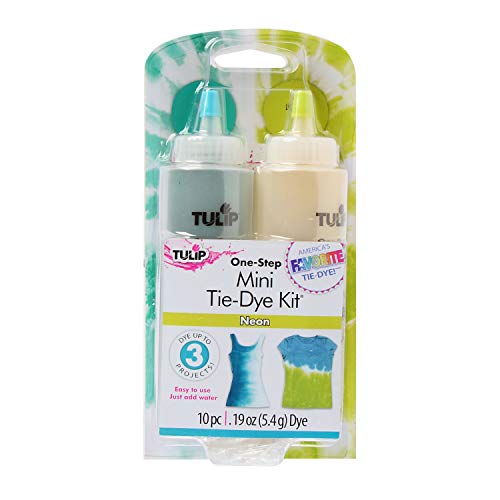 Tulip One-Step Tie Dye Kit, Mini, Neon, 2-Pack