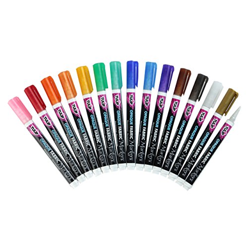 TULIP Permanent Nontoxic 15 Pack-Fine Bullet Tip, Child Safe, Mini...