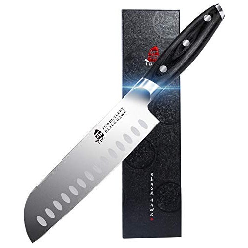 TUO Santoku Knife-7 inch Santoku Chef Knife Kitchen Knives Ultra S...