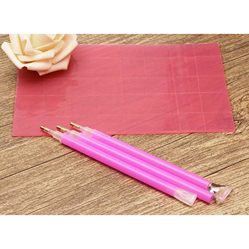 Tupalizy 100PCS 5D Diamond Painting Glue Clay with 6PCS 3 Sizes Di...