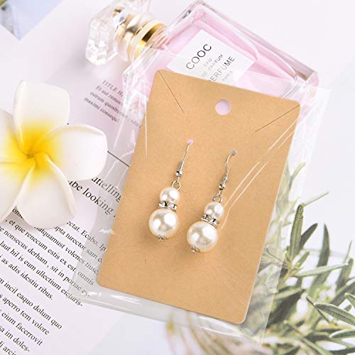TUPARKA 120 Pack Earring Holder Cards, Necklace Display Cards with...