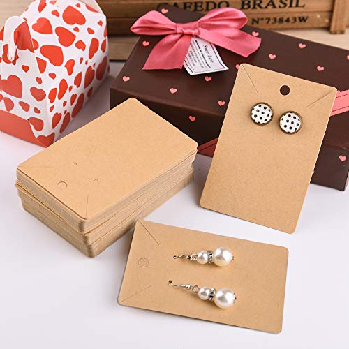 TUPARKA 120 Pack Earring Holder Cards, Necklace Display Cards with...
