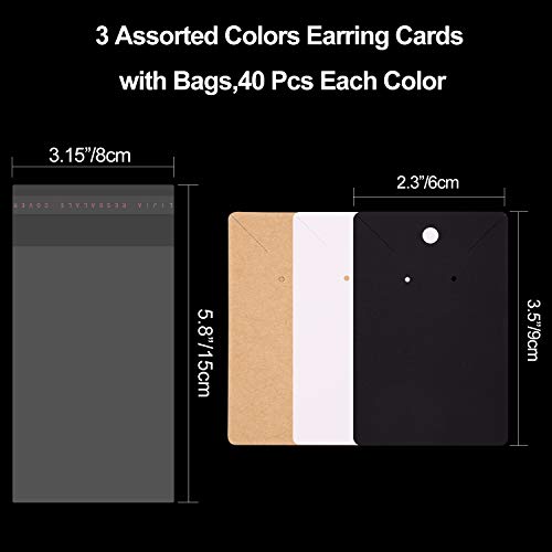TUPARKA 120 PCS Earring Display Card,Necklace Display Cards with12...