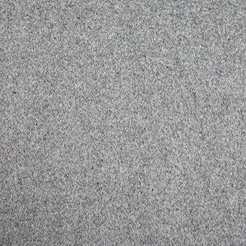 Tuva Textiles Fancy Wool Cashmere Blend Silver Grey Fabric by The ...