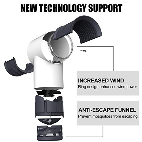 Tuzeasa Zap T3 Pro Mosquito Traps, Indoor Insect Trap ,with 5 Stic...
