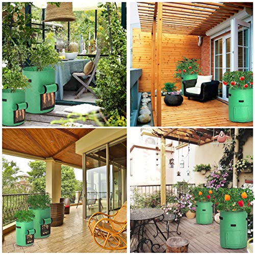 Tvird Potato Grow Bags 2 Pack 10 Gallon Planting Pouch Fabric Pots...