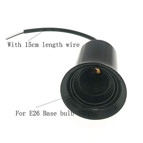Waterproof Lamp Holder E26 Screw Lampholder,TWDRTDD Outdoor Waterp...