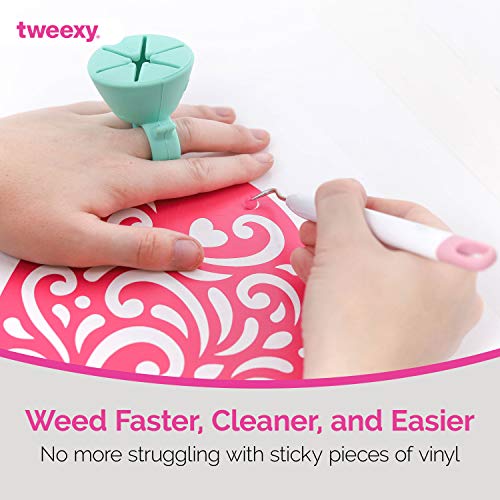 tweexy Craft Vinyl Weeding Scrap Collector Ring for Heat Transfer ...