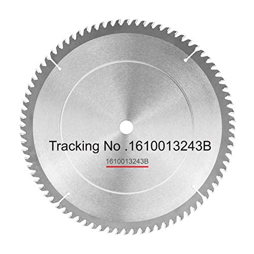 TWIN-TOWN 10-Inch 80 Tooth TCG Aluminum and Non-Ferrous Metal Saw ...
