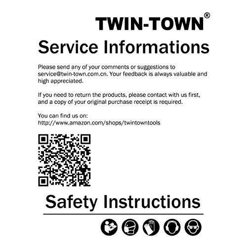 TWIN-TOWN 10-Inch 80 Tooth TCG Aluminum and Non-Ferrous Metal Saw ...