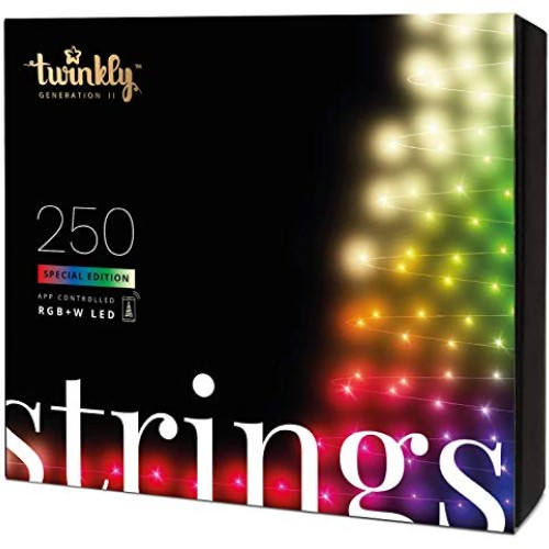 Twinkly - TWS250SPP Special Edition 250 RGB+White LED String Light...