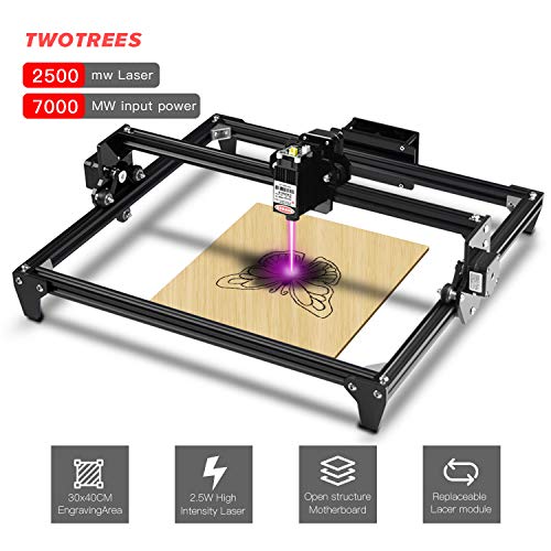 Twotrees DIY CNC Laser Engraver Kits Input 7000mw Wood Carving Eng...