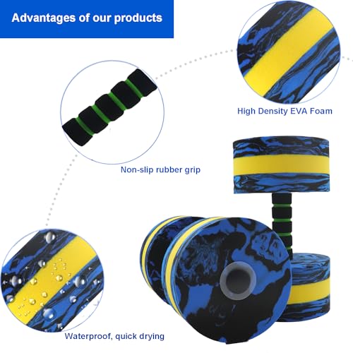 Water Weights Aquatic Exercise Dumbbell Set,Water Dumbbell Aerobic...