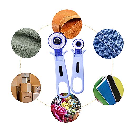 TXIN 2 Pack Professional 28mm 45mm Rotary Cutter Roller Cutting To...