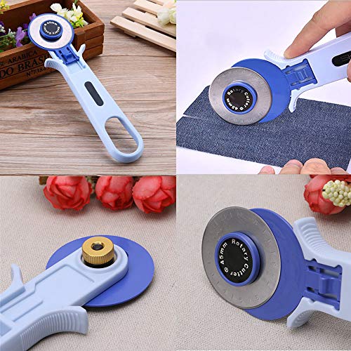 TXIN 2 Pack Professional 28mm 45mm Rotary Cutter Roller Cutting To...