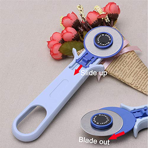 TXIN 2 Pack Professional 28mm 45mm Rotary Cutter Roller Cutting To...