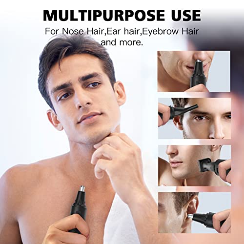 Ear and Nose Hair Trimmer-Rechargeable Nose Hair Trimmer for Men a...