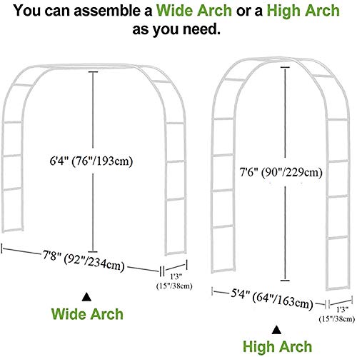Tytroy Reconfigurable & Easy-to-Assemble Metal Outdoor & Indoor 7...