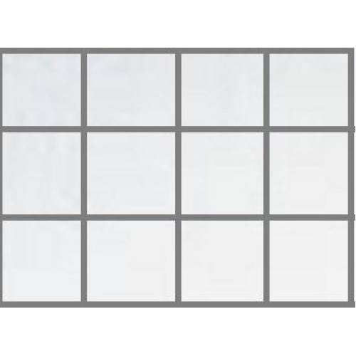 Fuse-IT! Pre-Cut Fusible Clear Transparent Glass 1-inch Squares, 9...