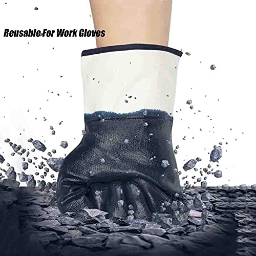 Oil Gloves for Men,Safe Wide Cuffs for Petrochemical Transport Wor...