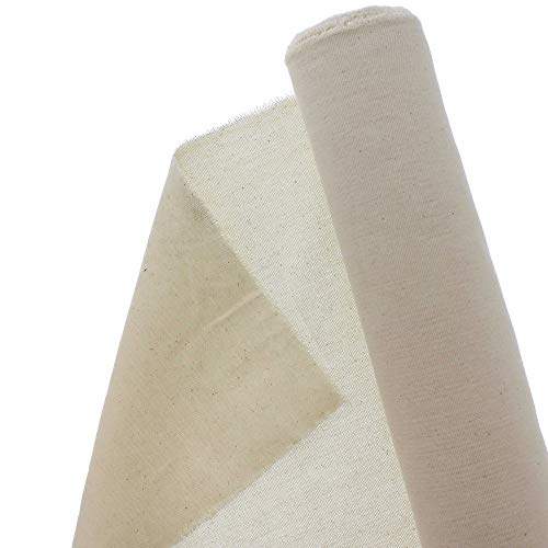 U.S. Art Supply 63 Wide x 6 Yard Long Canvas Roll - 100% Cotton 7...