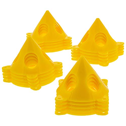 U.S. Art Supply Yellow Cone Canvas and Cabinet Door Risers - Acryl...