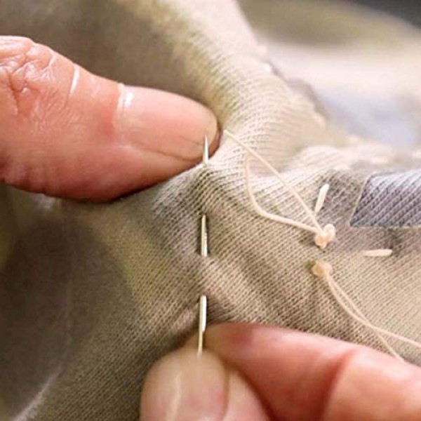21 Big Eye Hand Sewing Needles - 2.4 inches Large Eye Stitching Ne...