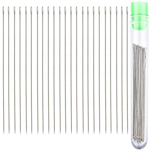 Beading Needles Size 10 25pcs with Needle Storage Tube ​