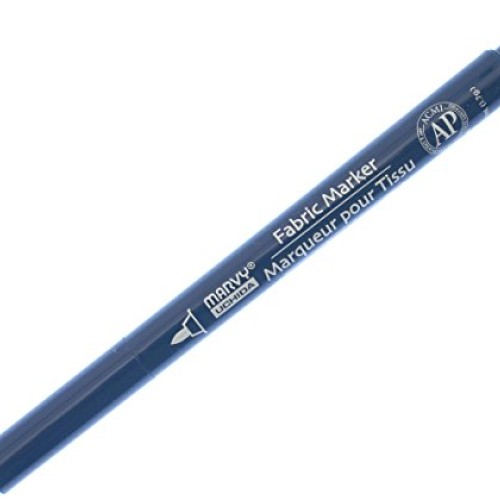 Uchida 522-C-33 Marvy Fine Point Fabric Marker, Navy