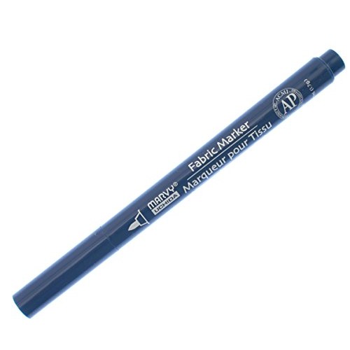 Uchida 522-C-33 Marvy Fine Point Fabric Marker, Navy