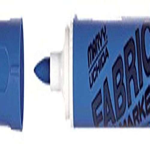 Uchida Marvy Fabric Brush Point Marker Art Supplies, Blue