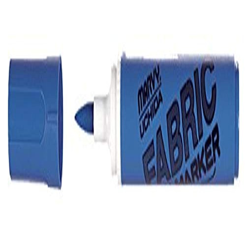 Uchida Marvy Fabric Brush Point Marker Art Supplies, Blue