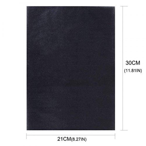 200 Sheets Carbon Paper Black Graphite Paper Transfer Tracing Pape...