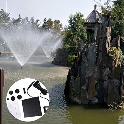 UEETEK 1.2W 7V 180L/H Solar Power Water Pump Garden Fountain Subme...