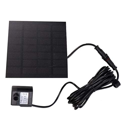 UEETEK 1.2W 7V 180L/H Solar Power Water Pump Garden Fountain Subme...