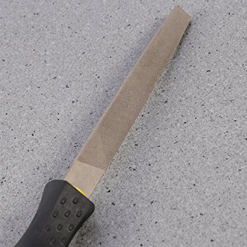 UEETEK 6-inch Hardened Steel File Flat Metal File Sharpening Tools...