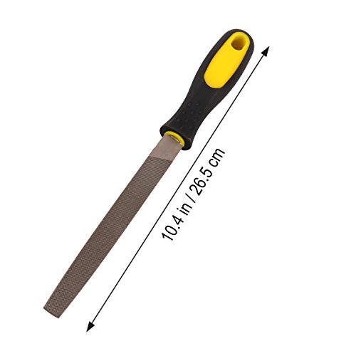 UEETEK 6-inch Hardened Steel File Flat Metal File Sharpening Tools...