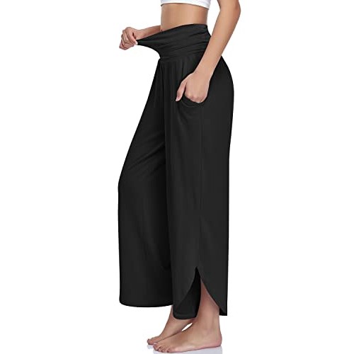 UEU Womens Wide Leg Yoga Pants High Waisted Comfy Dance Sweatpant...