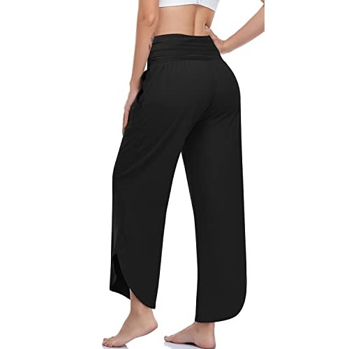 UEU Womens Wide Leg Yoga Pants High Waisted Comfy Dance Sweatpant...