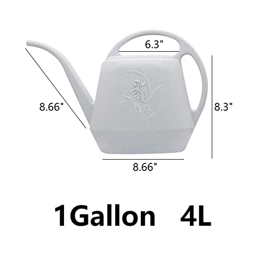 UFANME Watering Can-Plastic, Gray White
