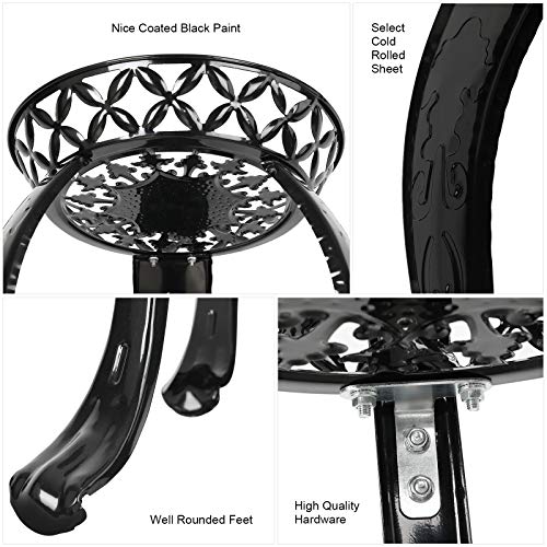 Ufine 2 Tier Metal Plant Stand Indoor Outdoor Iron Art Flower Pot ...